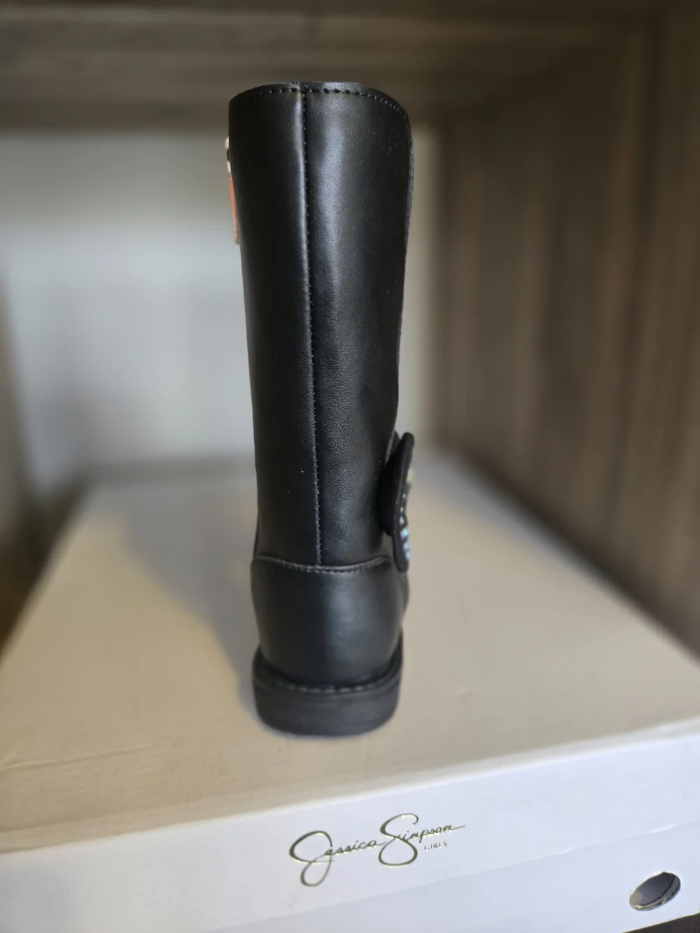 Jessica Simpson Black Lug Sole Boot